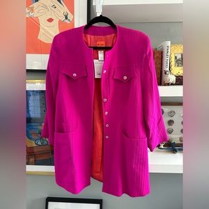 Bazar de Christian Lacroix | Pink Embroidered Blazer
